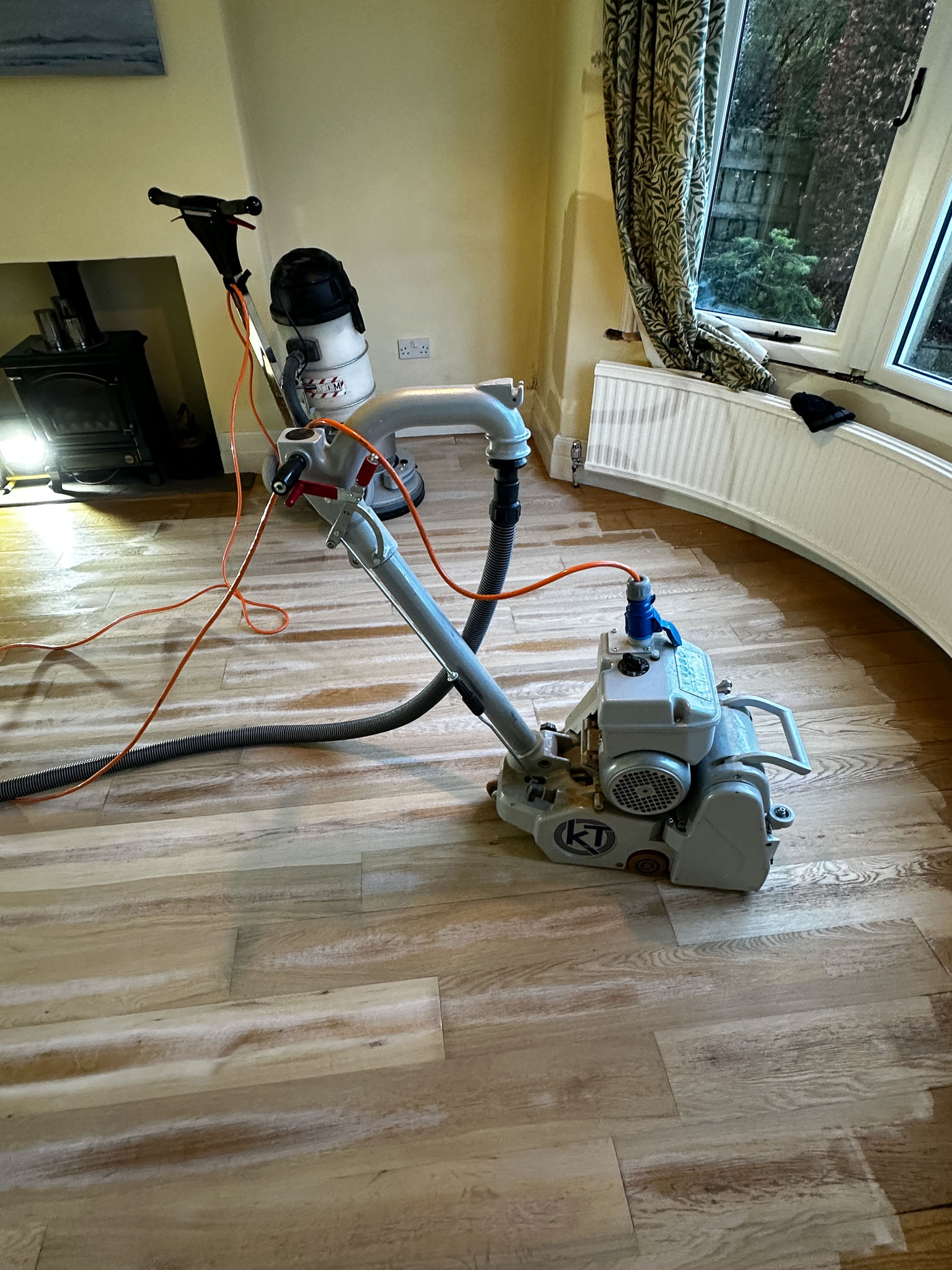 Dust free floor sanding by TF Building and Renovations Skipton Ilkley and Harrogate